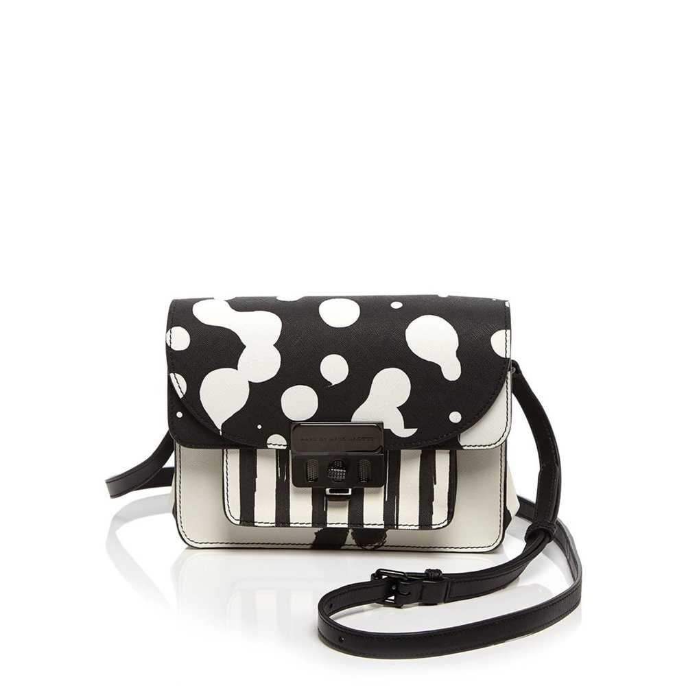 Marc Jacobs Lip Lock Jumbled Print crossbody bag